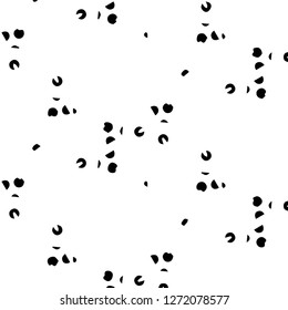 Simple black and white vector illustration. Abstract geometric background pattern