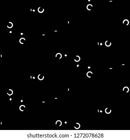 Simple black and white vector illustration. Abstract geometric background pattern