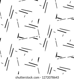 Simple black and white vector illustration. Abstract geometric background pattern
