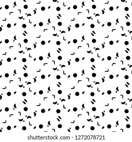 Simple black and white vector illustration. Abstract geometric background pattern