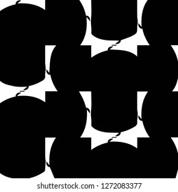 Simple black and white vector illustration. Abstract geometric background pattern