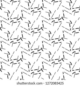 Simple black and white vector illustration. Abstract geometric background pattern