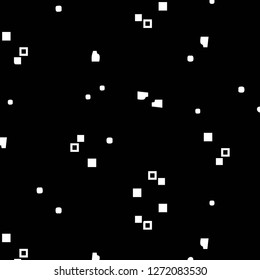 Simple black and white vector illustration. Abstract geometric background pattern