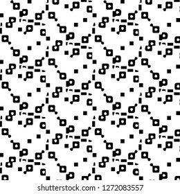 Simple black and white vector illustration. Abstract geometric background pattern