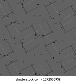 Simple black and white vector illustration. Abstract geometric background pattern