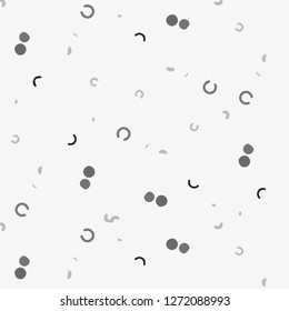 Simple black and white vector illustration. Abstract geometric background pattern