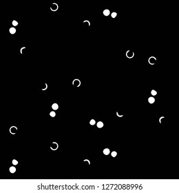 Simple black and white vector illustration. Abstract geometric background pattern
