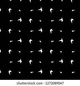Simple black and white vector illustration. Abstract geometric background pattern