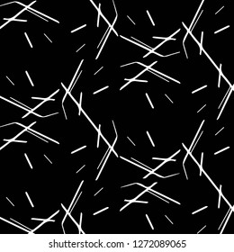 Simple black and white vector illustration. Abstract geometric background pattern