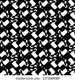 Simple black and white vector illustration. Abstract geometric background pattern