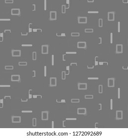 Simple black and white vector illustration. Abstract geometric background pattern