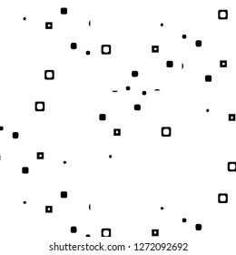 Simple black and white vector illustration. Abstract geometric background pattern