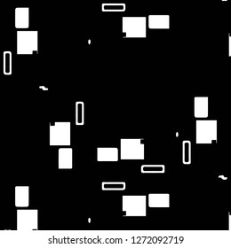 Simple black and white vector illustration. Abstract geometric background pattern
