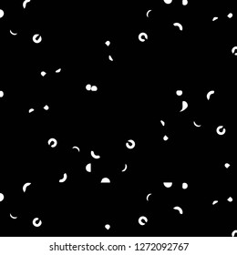 Simple black and white vector illustration. Abstract geometric background pattern