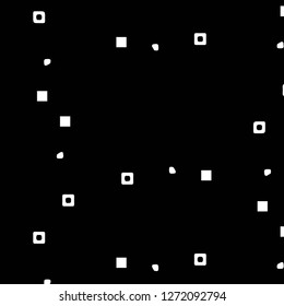 Simple black and white vector illustration. Abstract geometric background pattern