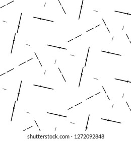 Simple black and white vector illustration. Abstract geometric background pattern