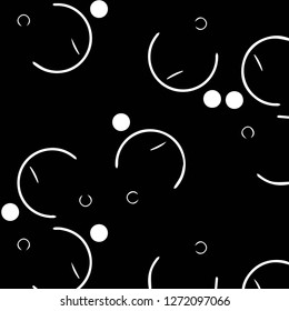 Simple black and white vector illustration. Abstract geometric background pattern