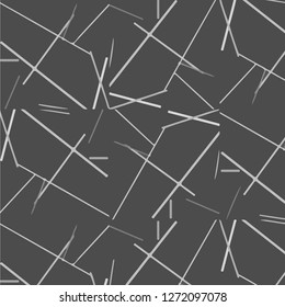 Simple black and white vector illustration. Abstract geometric background pattern