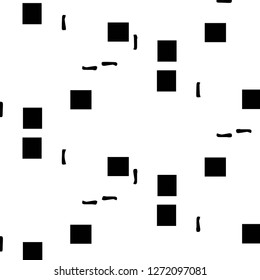 Simple black and white vector illustration. Abstract geometric background pattern