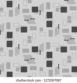 Simple black and white vector illustration. Abstract geometric background pattern