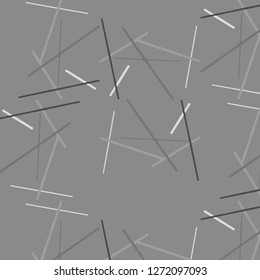 Simple black and white vector illustration. Abstract geometric background pattern