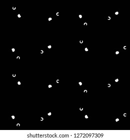 Simple black and white vector illustration. Abstract geometric background pattern