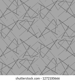 Simple black and white vector illustration. Abstract geometric background pattern