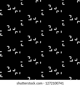 Simple black and white vector illustration. Abstract geometric background pattern