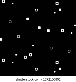 Simple black and white vector illustration. Abstract geometric background pattern