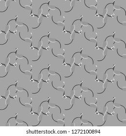 Simple black and white vector illustration. Abstract geometric background pattern
