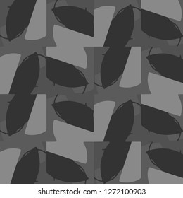 Simple black and white vector illustration. Abstract geometric background pattern
