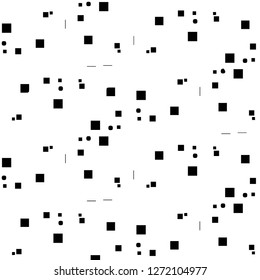 Simple black and white vector illustration. Abstract geometric background pattern