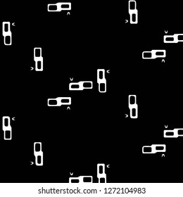 Simple black and white vector illustration. Abstract geometric background pattern