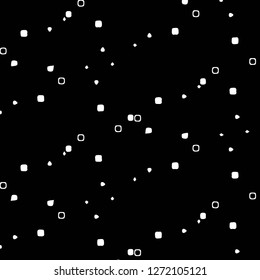 Simple black and white vector illustration. Abstract geometric background pattern