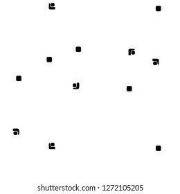 Simple black and white vector illustration. Abstract geometric background pattern