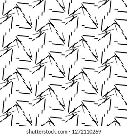 Simple black and white vector illustration. Abstract geometric background pattern