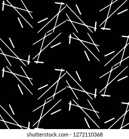 Simple black and white vector illustration. Abstract geometric background pattern