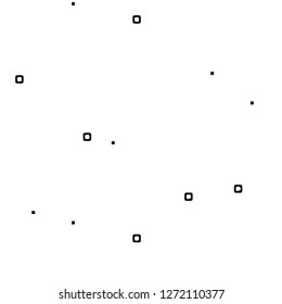 Simple black and white vector illustration. Abstract geometric background pattern
