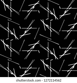 Simple black and white vector illustration. Abstract geometric background pattern