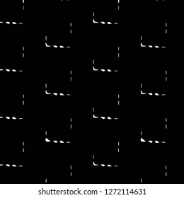 Simple black and white vector illustration. Abstract geometric background pattern