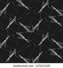 Simple black and white vector illustration. Abstract geometric background pattern