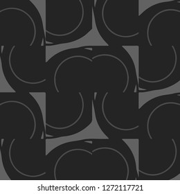 Simple black and white vector illustration. Abstract geometric background pattern