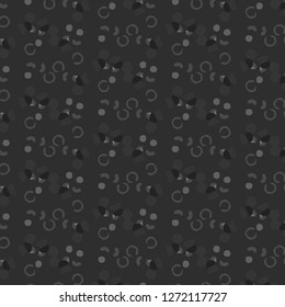 Simple black and white vector illustration. Abstract geometric background pattern