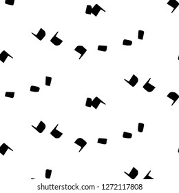 Simple black and white vector illustration. Abstract geometric background pattern