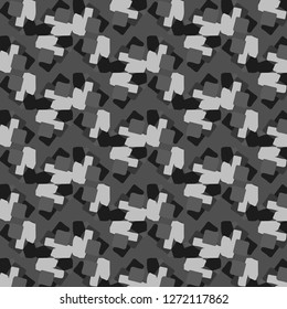 Simple black and white vector illustration. Abstract geometric background pattern