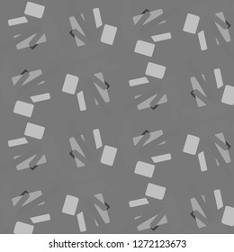 Simple black and white vector illustration. Abstract geometric background pattern