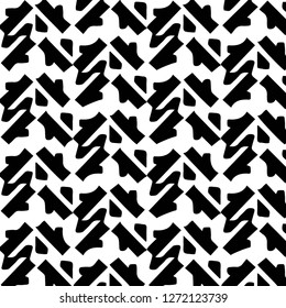 Simple black and white vector illustration. Abstract geometric background pattern