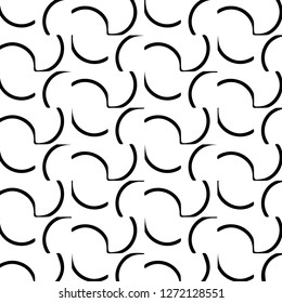 Simple black and white vector illustration. Abstract geometric background pattern