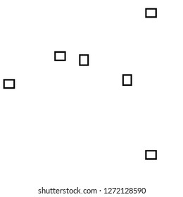Simple black and white vector illustration. Abstract geometric background pattern