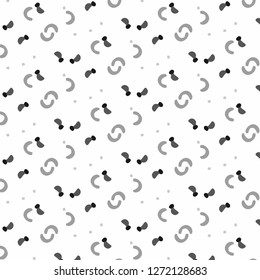 Simple black and white vector illustration. Abstract geometric background pattern